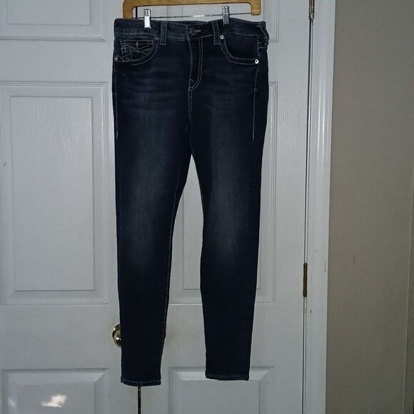 True Religion Jennie Curvy Mid Rise Super Skinny Sz 30 NWOT - Picture 1 of 11